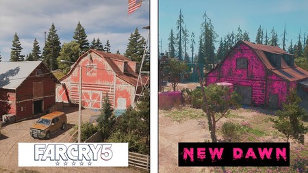 Far Cry New Dawn frente a Far Cry 5: un tour de 12 minutos por el condado de Hope y su versión post-nuclear a pantalla dividida