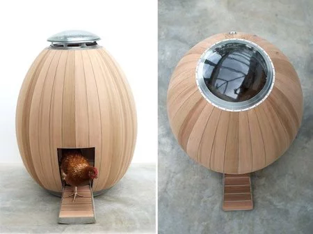 Un corral con estilo para gallinas urbanitas