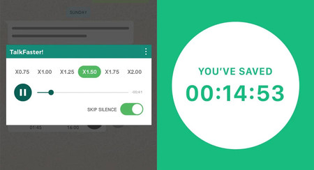 ¿Recibes muchos mensajes de voz en WhatsApp? Entonces te interesa esta app para escucharlos acelerados