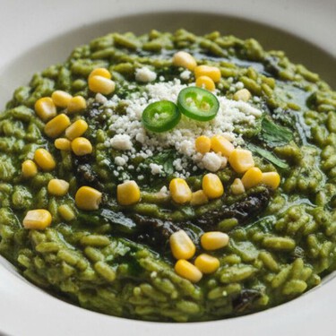 Cómo hacer risotto poblano, una delicia que fusiona lo mejor de dos mundos