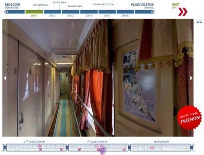 Tour virtual en el Transiberiano