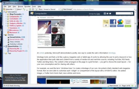 FeedDemon 4.0, el lector RSS de escritorio se vuelve "Freemium"