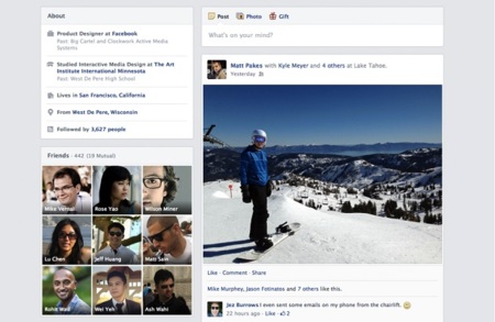 Facebook introduce algunos cambios en Timeline