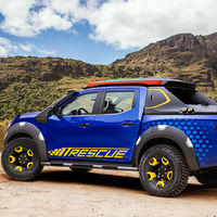 Así es el Nissan Frontier Sentinel Concept, una pick-up de salvamento con pista de aterrizaje para drones