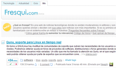 Fresqui estrena segunda versión en beta