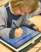 Tablet PC para enseñar a niños de 3 años