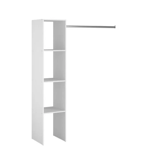 Kit vestidor Combi 138x180x40cm blanco Box A
