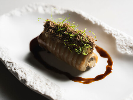 Canelon De Pollo Rustido Y Trufa