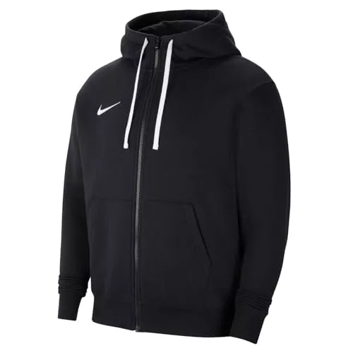 Nike M Nk Flc Park20 Fz Hoodie Sudadera, Black/White/White, M Hombre