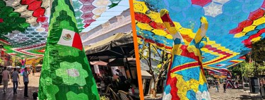 El espectacular cielo tejido de Zapopan: fue hecho por más de 250 mujeres artesanas de Etzatlán para el Mundial 2026
