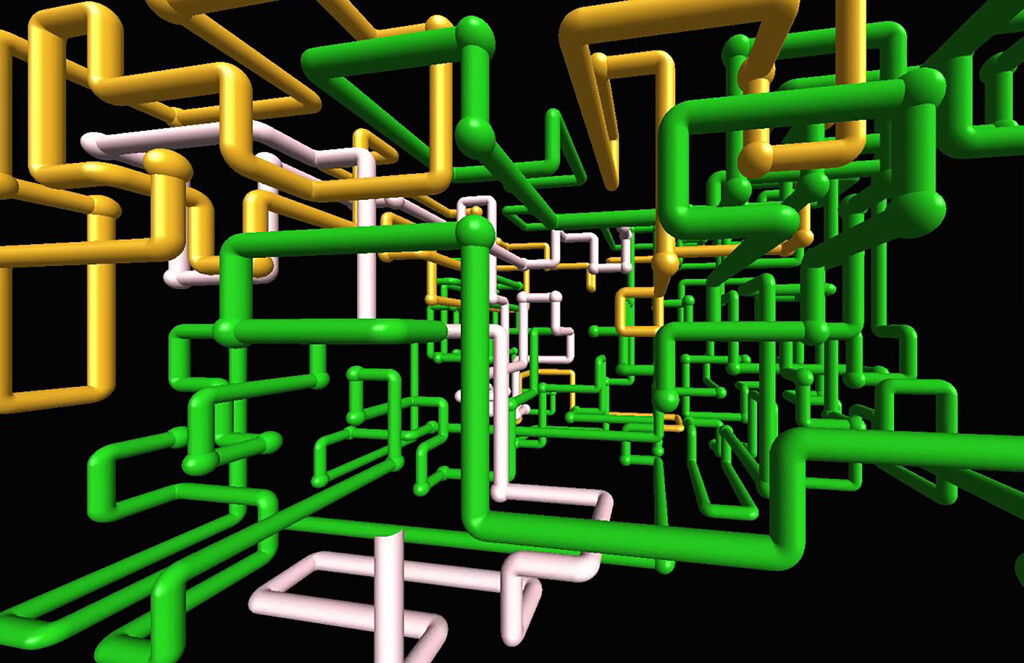 Cómo surgió uno de los salvapantallas más célebres de Windows: la hipnótica red de tuberías 3D en movimiento 