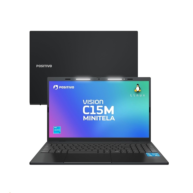 Notebook Positivo Vision C15m 8gb 256gb 15.6 Fhd Linux Cinza
