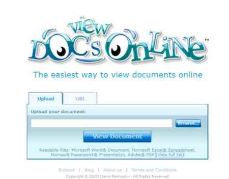 View Docs Online, visualizador online de documentos