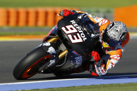 Marc Márquez es el más rápido con los Michelin y la electrónica única de Dorna (de momento)