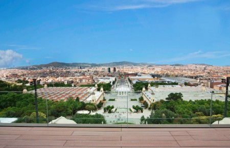 Vistas desde el Museu Nacional Catalunya
