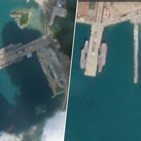 Imágenes por satélite han revelado que China ha juntado sus portaaviones más importantes. Y eso solo puede significar una cosa 