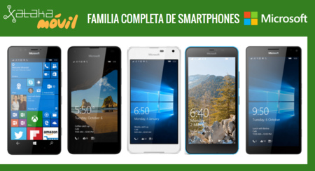 Así queda el catálogo de smartphones Microsoft tras la llegada del Microsoft Lumia 650