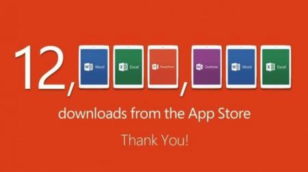 Las aplicaciones de Office para iPad logran 12 millones de descargas en una semana