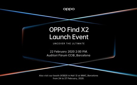 OPPO confirma que el OPPO Find X2 será presentado el 22 de febrero en Barcelona