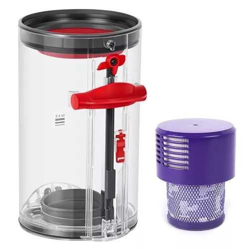 Recambios de Contenedor de Polvo Transparente para Dyson V10 SV12 SV13 SV27
