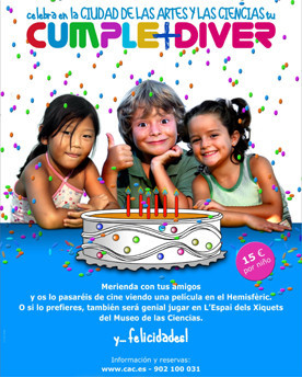 Celebrar el cumpleaños en la Ciudad de las Artes y las Ciencias