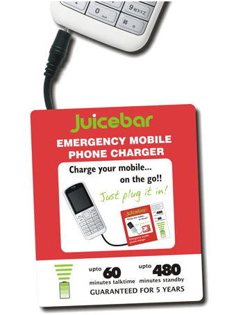 Juicebar, batería extra para tu móvil
