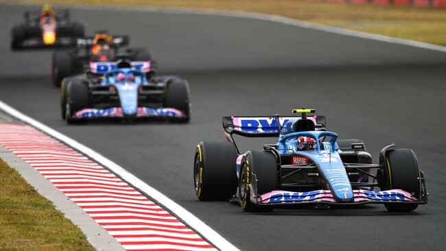 Ocon Alonso Hungria F1 2022
