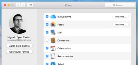Preferencias Icloud