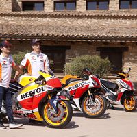 ¿Qué diferencia hay entre una MotoGP, una CBR1000RR y un scooter? Márquez y Pedrosa te lo cuentan 