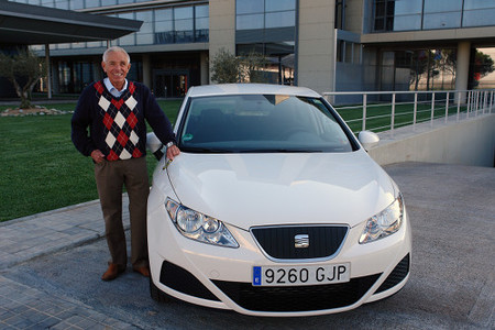 Gerhard Plattner y SEAT Ibiza Ecomotive