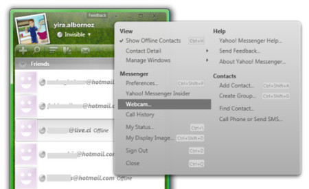Y! Messenger para Vista pronto incluirá soporte para videoconferencia