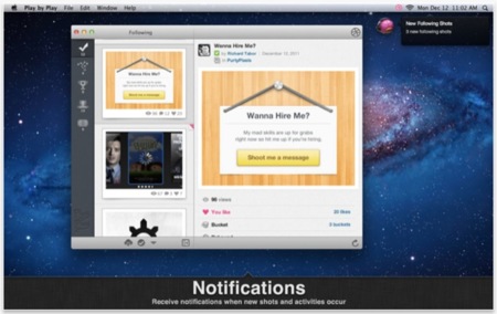 Play by Play, un cliente para la red social Dribble