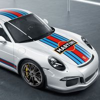 ¡Sublime! Porsche ofrecerá la decoración Martini como accesorio original de los 911