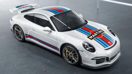 ¡Sublime! Porsche ofrecerá la decoración Martini como accesorio original de los 911
