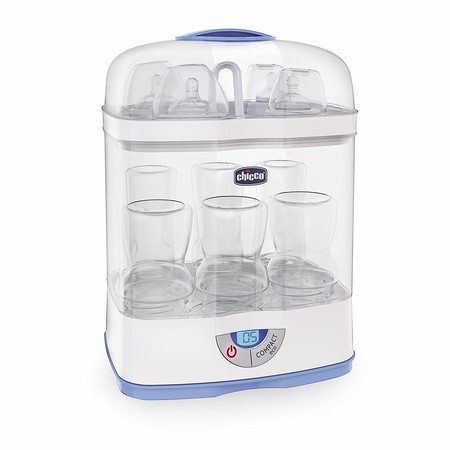 Esterilizador para seis biberones Chicco Steril Natural 3 en 1 en oferta por 47,99 euros en Amazon
