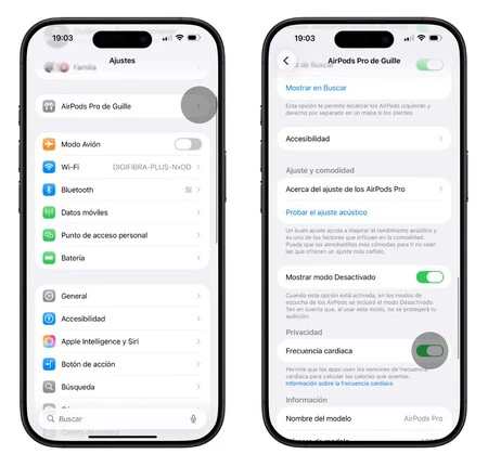 Activar Frecuencia Cardiaca Airpods