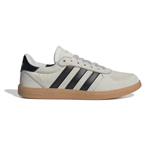 adidas Mujer BREAKNET Sleek Shoes, Grey One/Core Black/Core Black, 38 2/3 EU