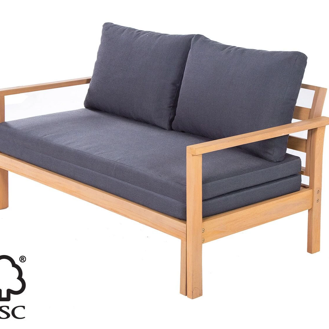 Sol Garden Sofá cama de madera