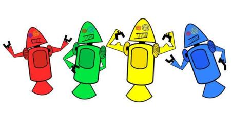 Las coloridas (y poco agraciadas) primeras mascotas de Android, la imagen de la semana
