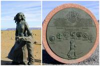 El Monumento a los niños del mundo en Cabo Norte, Noruega