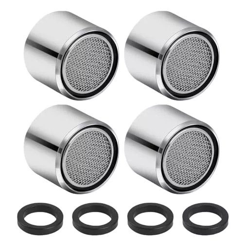 Diffaxy 4 unidades de aireadores M22 para grifos de cocina,