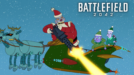 Los eventos navideños tienen su público, pero Battlefield 2042 con skins de Papá Noel cargando un lanzagranadas le quita toda la seriedad