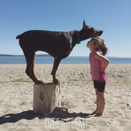 Cutie And The Beast Dog Girl Seana Doberman 43