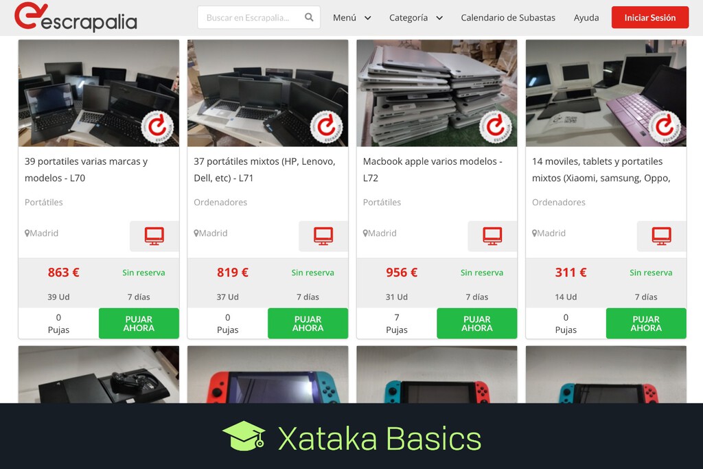 Madrid subasta cientos de ordenadores, móviles o consolas: condiciones y cómo puedes pujar por estos objetos perdidos no reclamados 