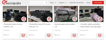 Madrid auctions hundreds of computers, mobile phones or consoles: conditions and how you can bid for these unclaimed lost items 