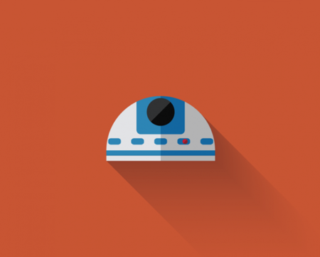 Original interpretación minimalista de los personajes de Star Wars por Filipe Carvalho