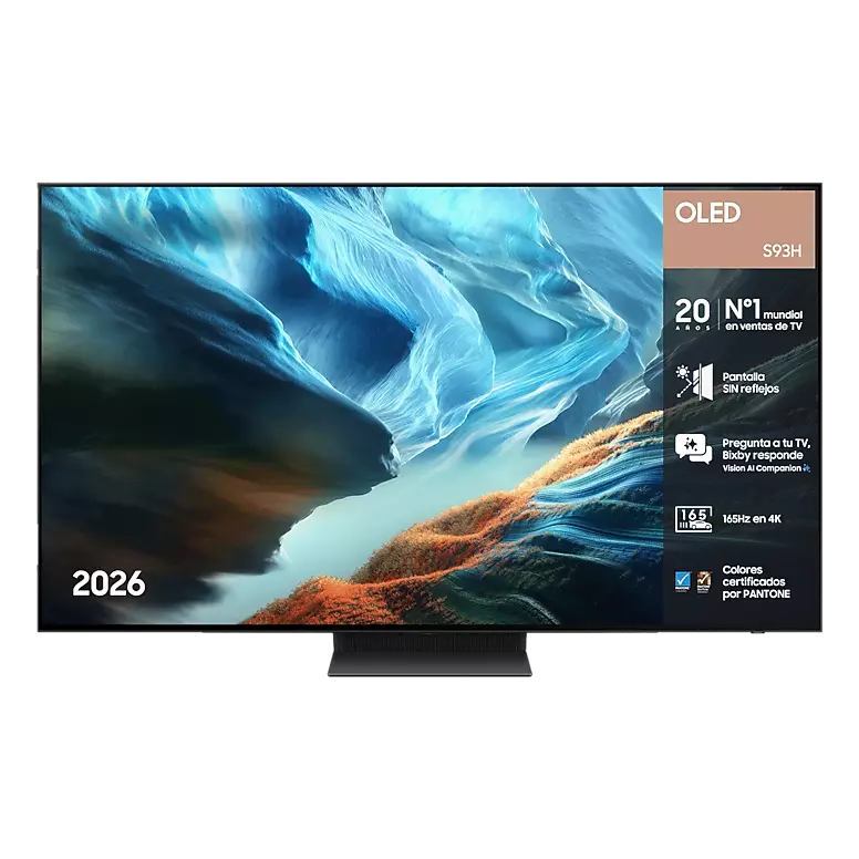 TV 83" OLED S93H 4K Sin reflejos 165Hz Samsung Vision AI Smart TV (2026)