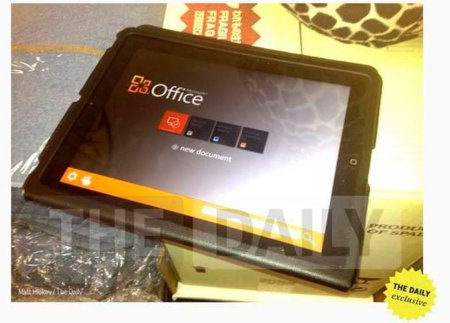 Se filtra la primera imagen de Office para iPad (ACTUALIZADO)