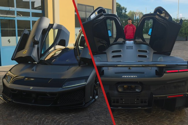 Zlatan Ibrahimovich Ferrari F80