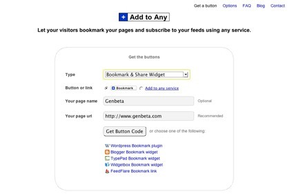 Add to Any, nueva botonera para las suscripciones y marcadores sociales en sitios web